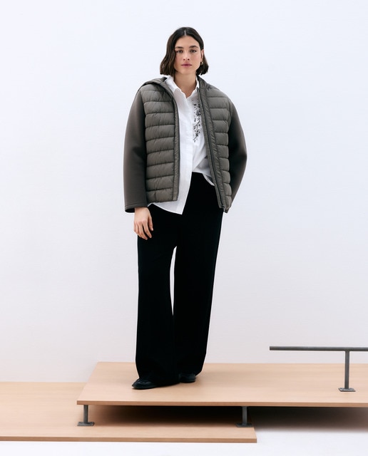 Imagem 0 de Casaco Acolchoado Combinado