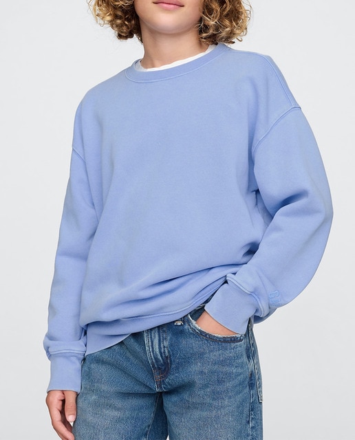 Imagen 0 de Sudadera con cuello redondo y logo en el lateral de la manga