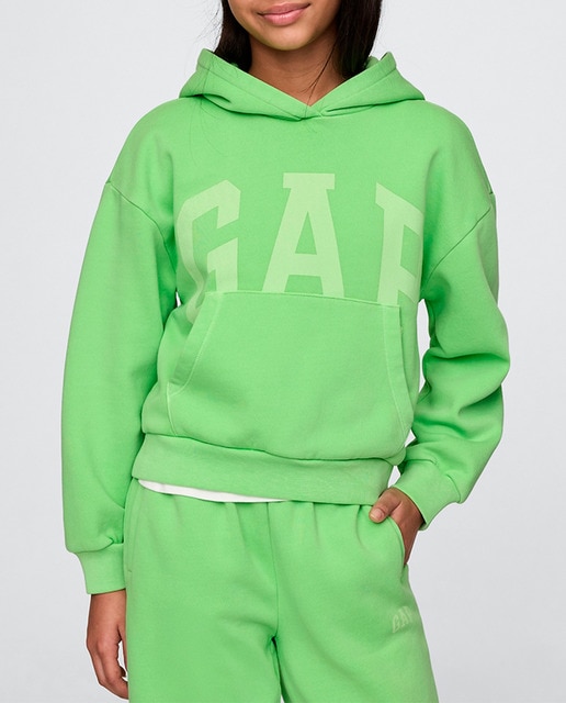 Imagen 0 de Sudadera con capucha, bolsillos centrales y logo