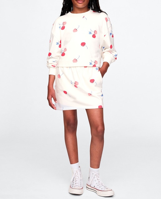 Imagen 0 de Falda pantalón con cintura elástica con cordones y shorts interior