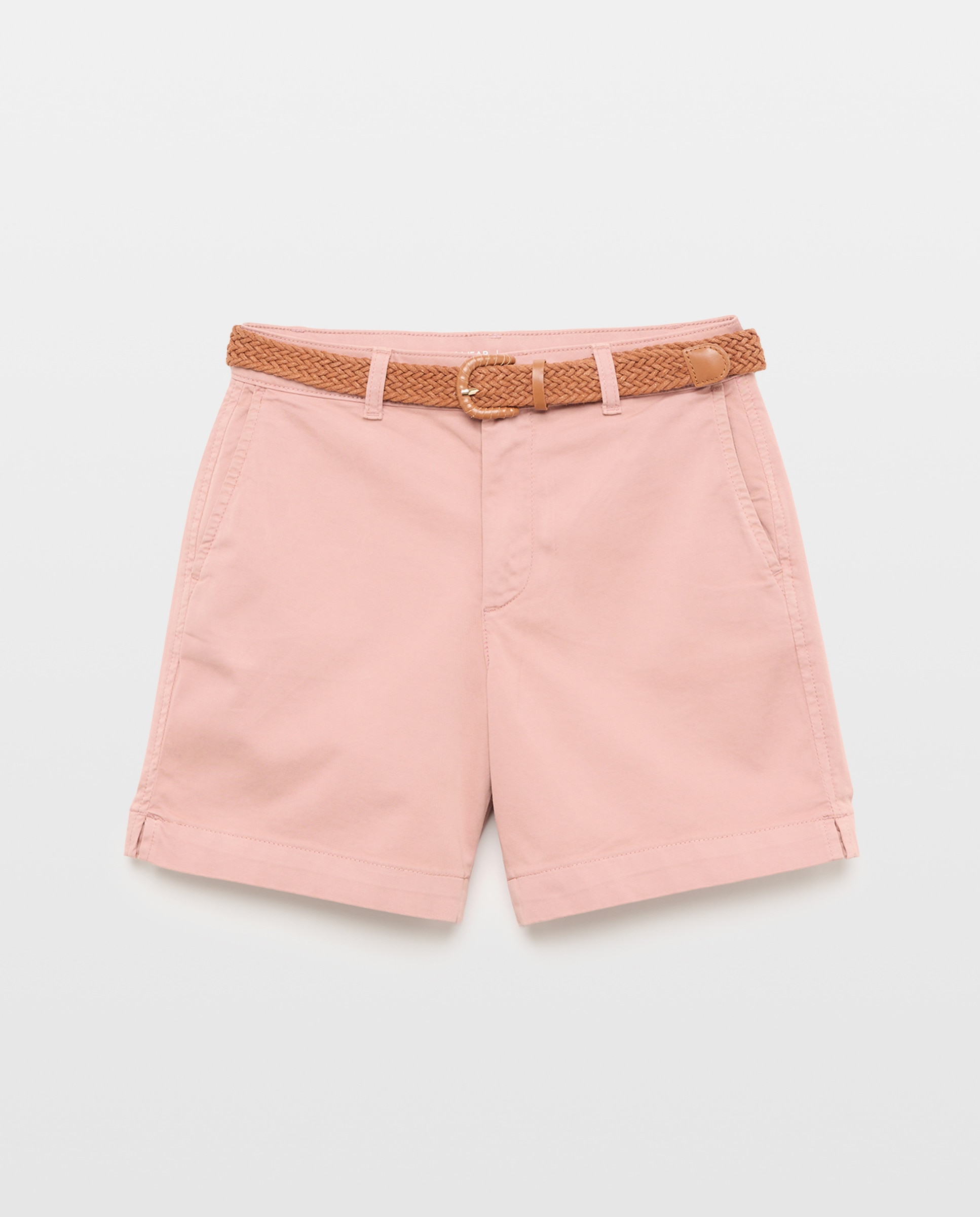 Bermudas com Cinto 200 Rosa-4