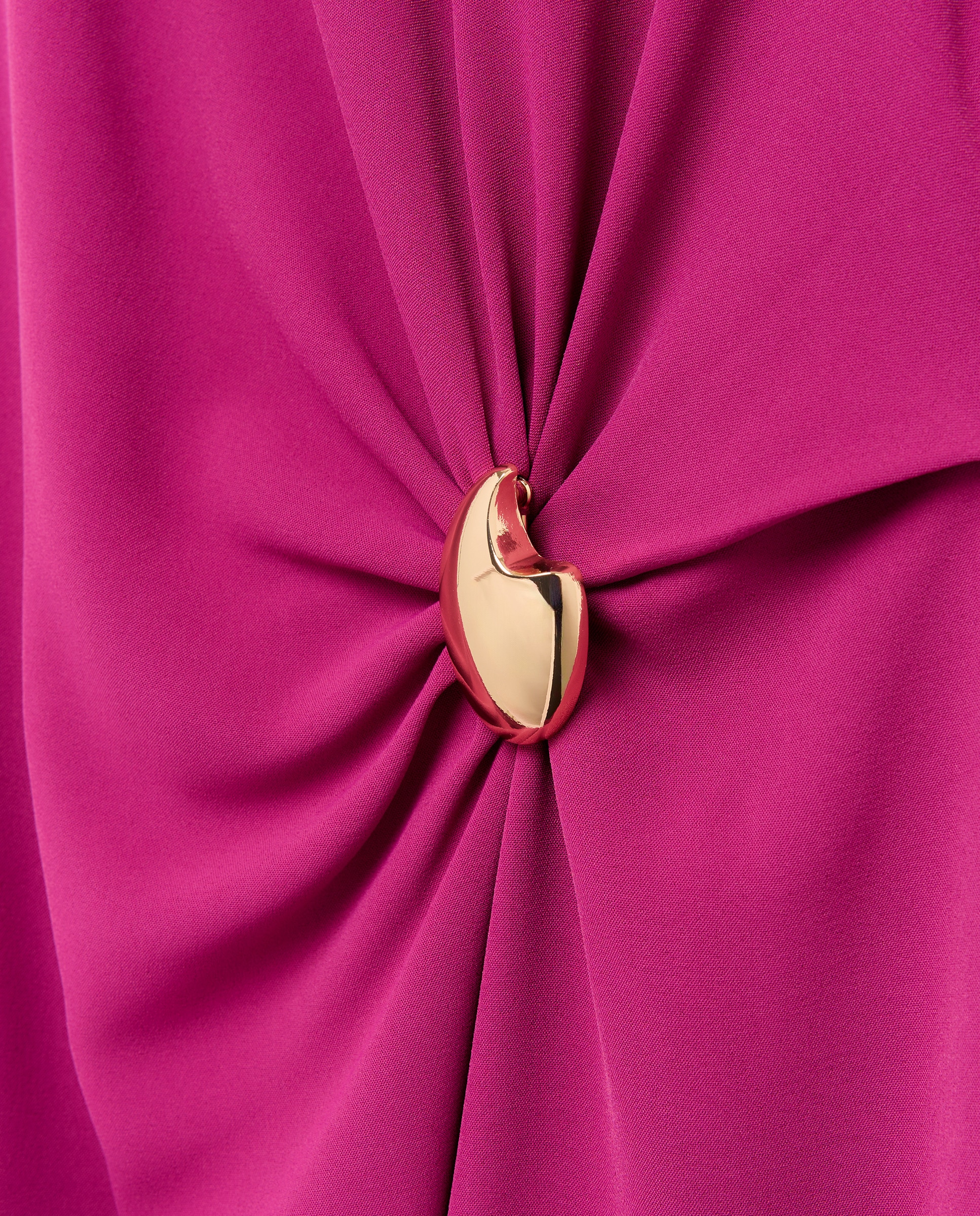 Vestido de Manga Curta com Argola Buganvília-5