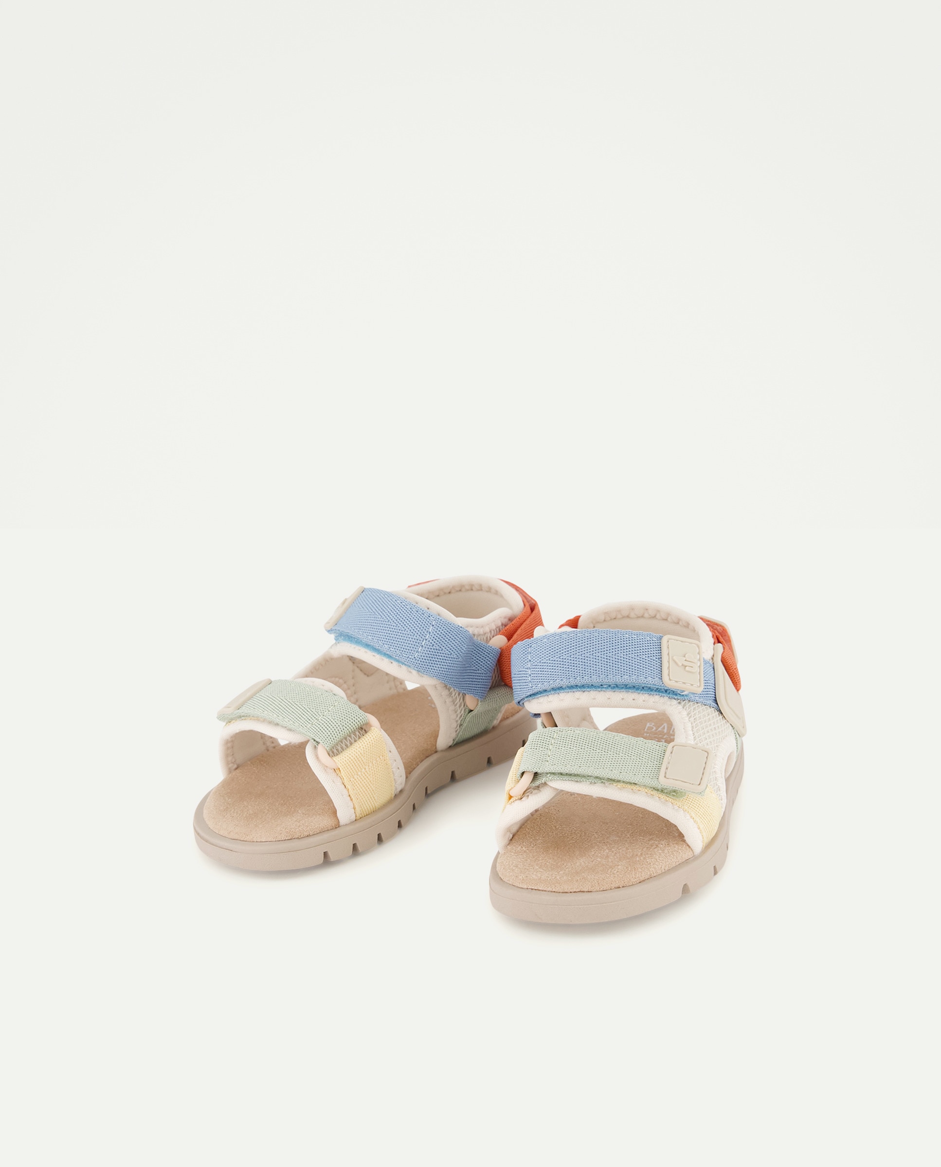 Sandálias com Tiras às Cores Bege-2