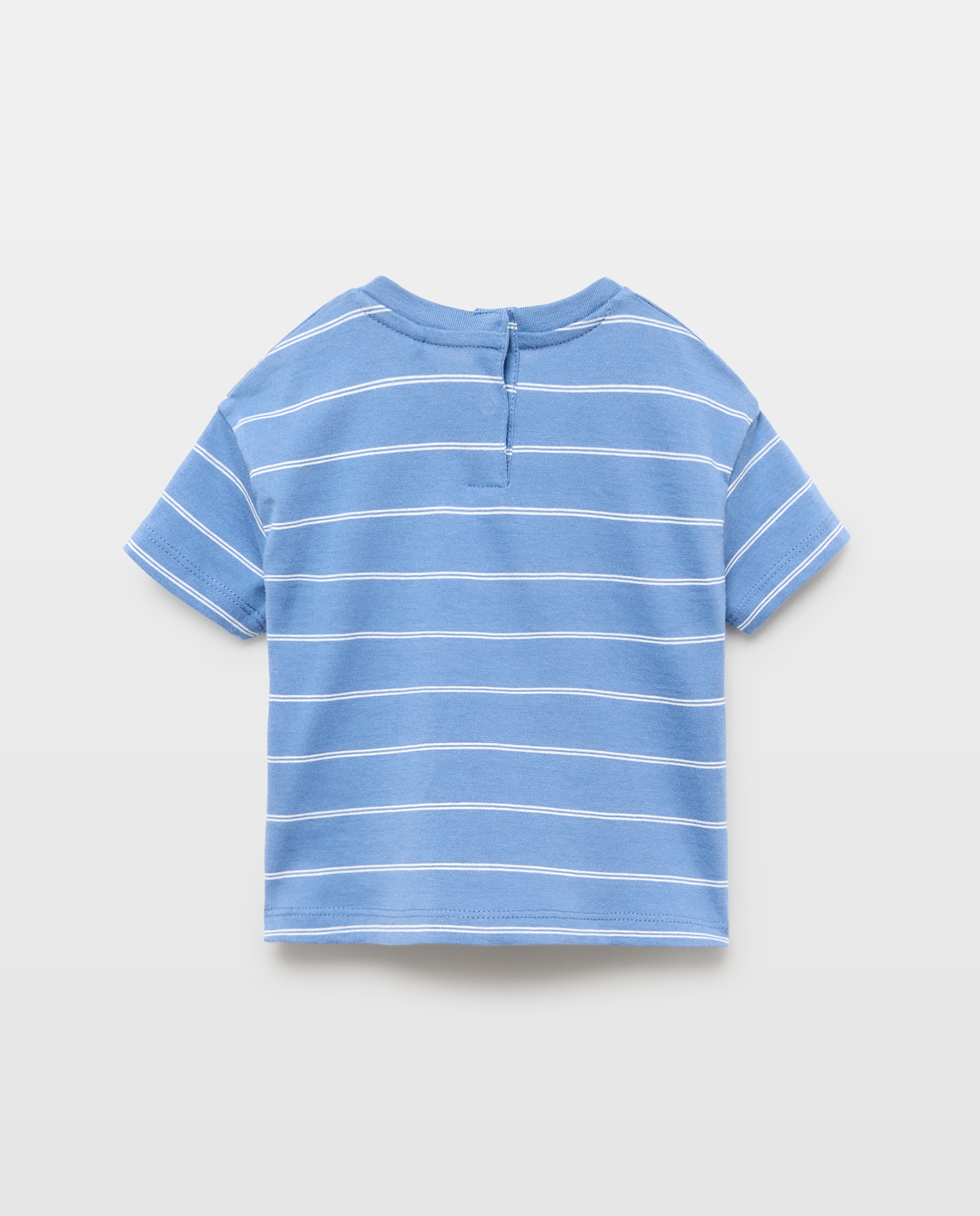 Camiseta de bebé estampada manga corta 430 Azul oscuro-2