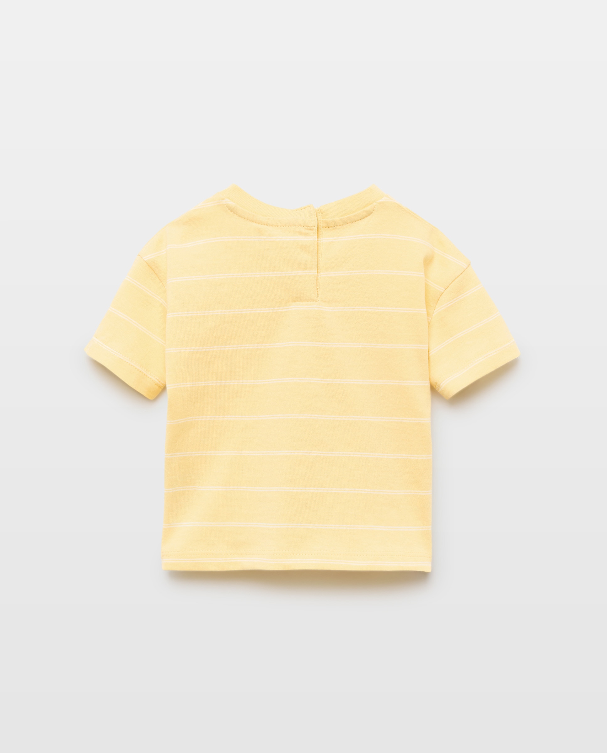 Camiseta de bebé estampada manga corta 300 Amarillo-2