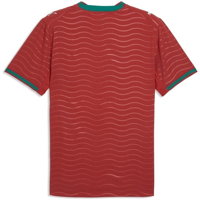 T-shirt de Homem 1.º Equipamento Portugal Mundial Authentic 2026 Verde / Vermelho-7