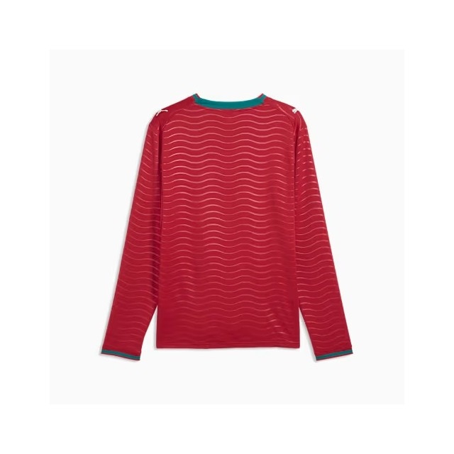 Camisola de Manga Comprida de Homem 1.º Equipamento Portugal Mundial 2026 Verde / Vermelho-7