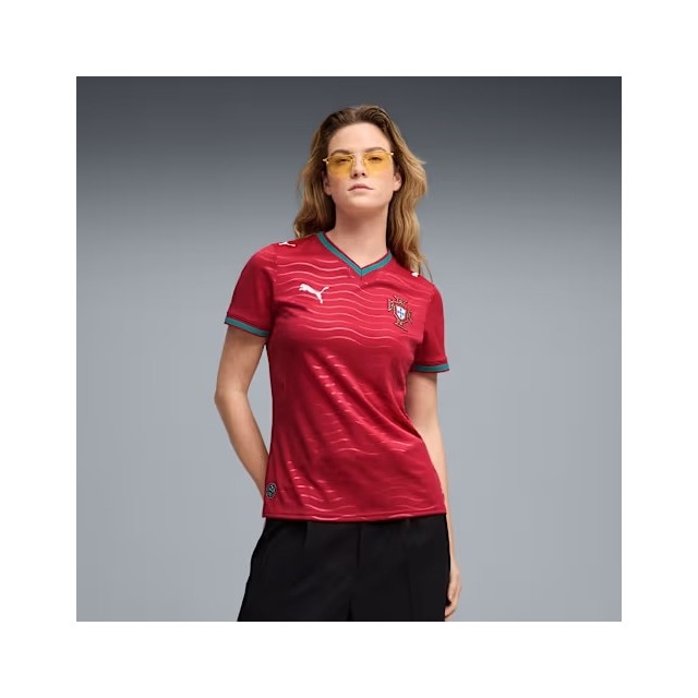 Imagem 0 de T-shirt de Mulher 1.º Equipamento Portugal Mundial 2026