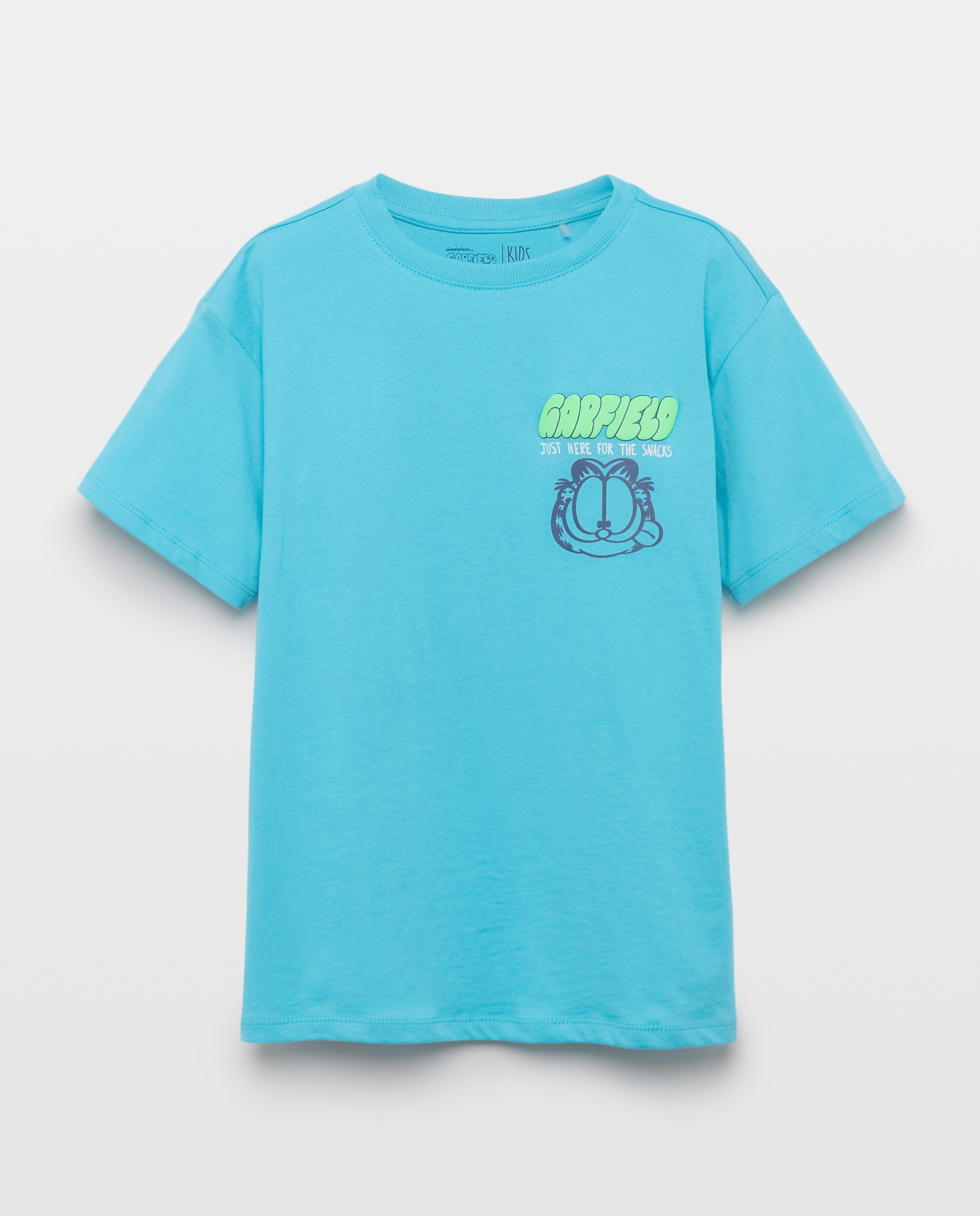 T-shirt de Manga Curta com Estampado Garfield Kids El Corte Inglés Azul-marinho-4