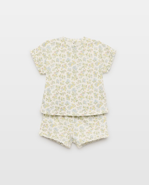 Imagen 0 de Set de bebé 2 piezas de flores