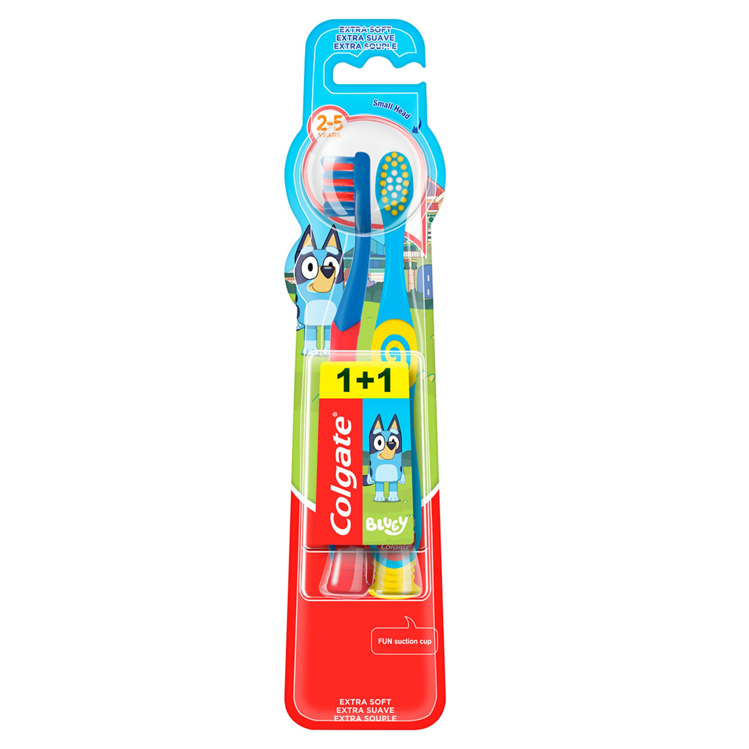 Escova de Dentes 2-5 Anos Extra Suave Pack 2 embalagem 2 unidades