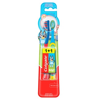 Escova de Dentes 2-5 Anos Extra Suave Pack 2 embalagem 2 unidades - Colgate