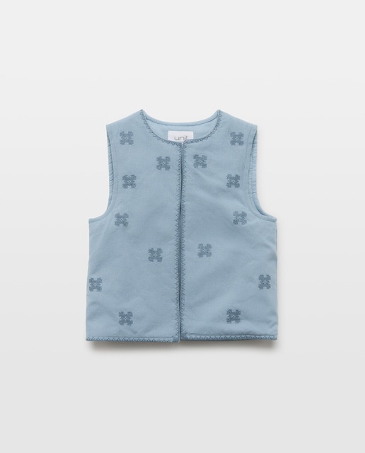 Imagen 0 de Chaleco niña acolchado estampado