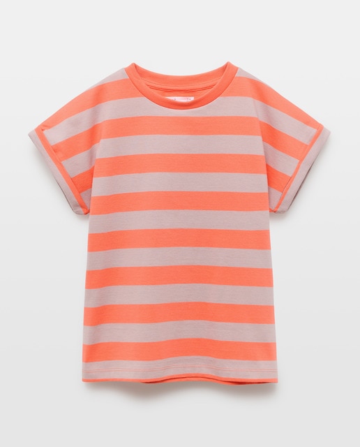 Imagen 0 de Camiseta niña de punto rayas