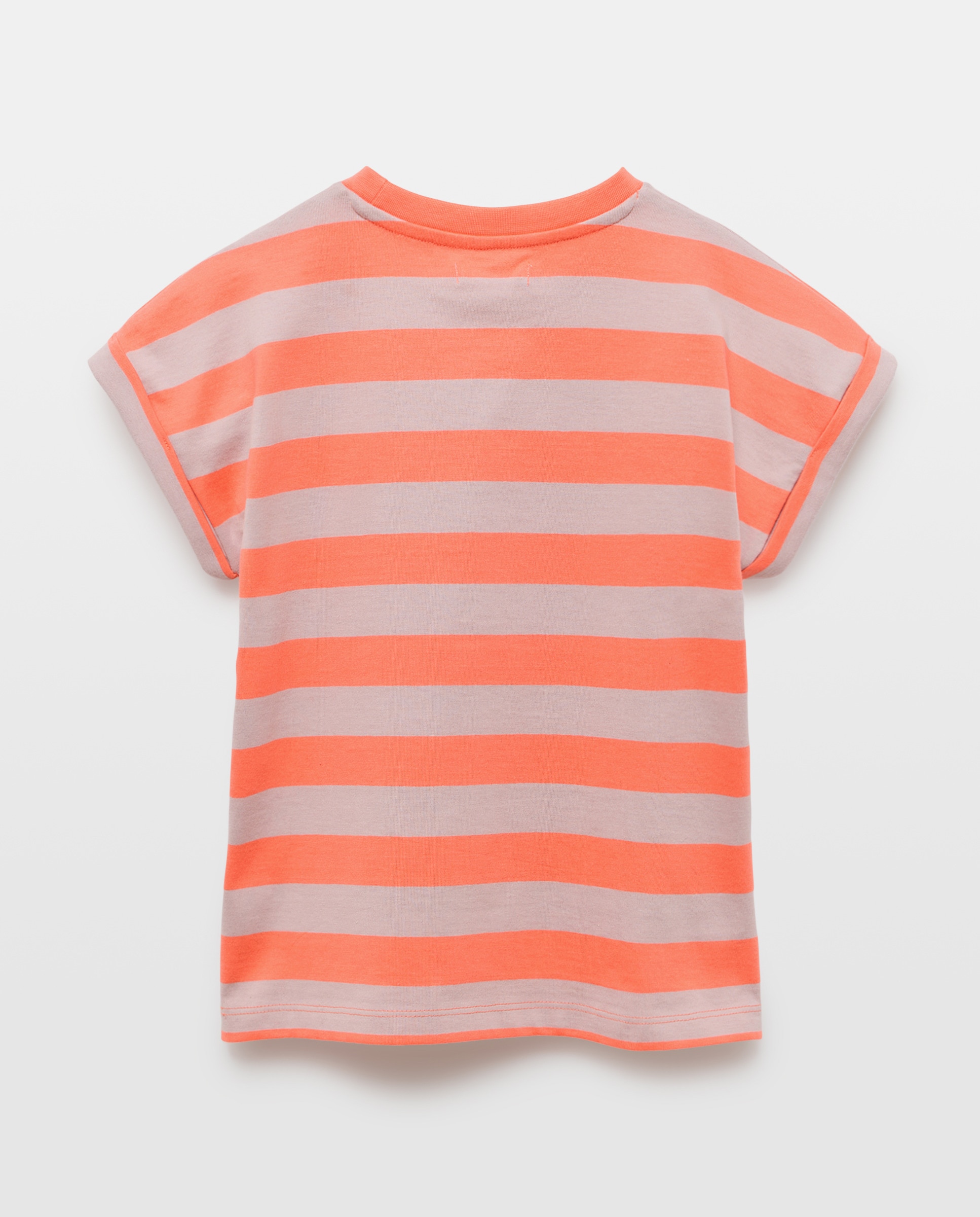 Camiseta niña de punto rayas 200 Rosa-2