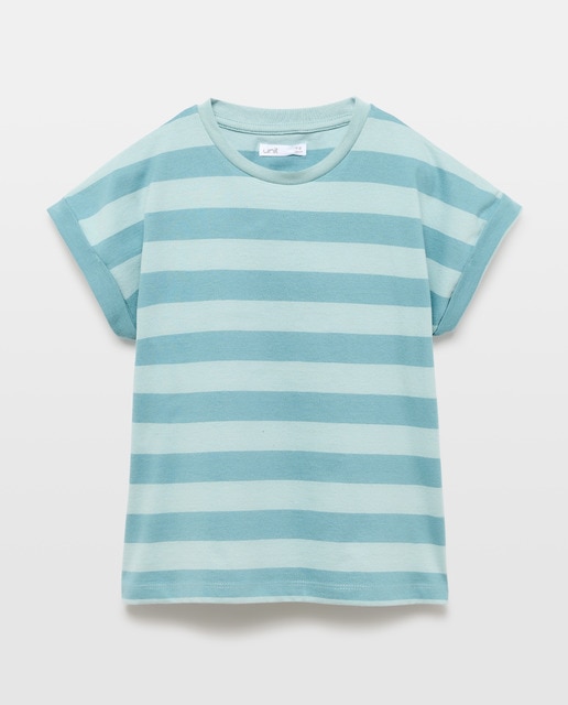 Imagen 0 de Camiseta niña de punto rayas