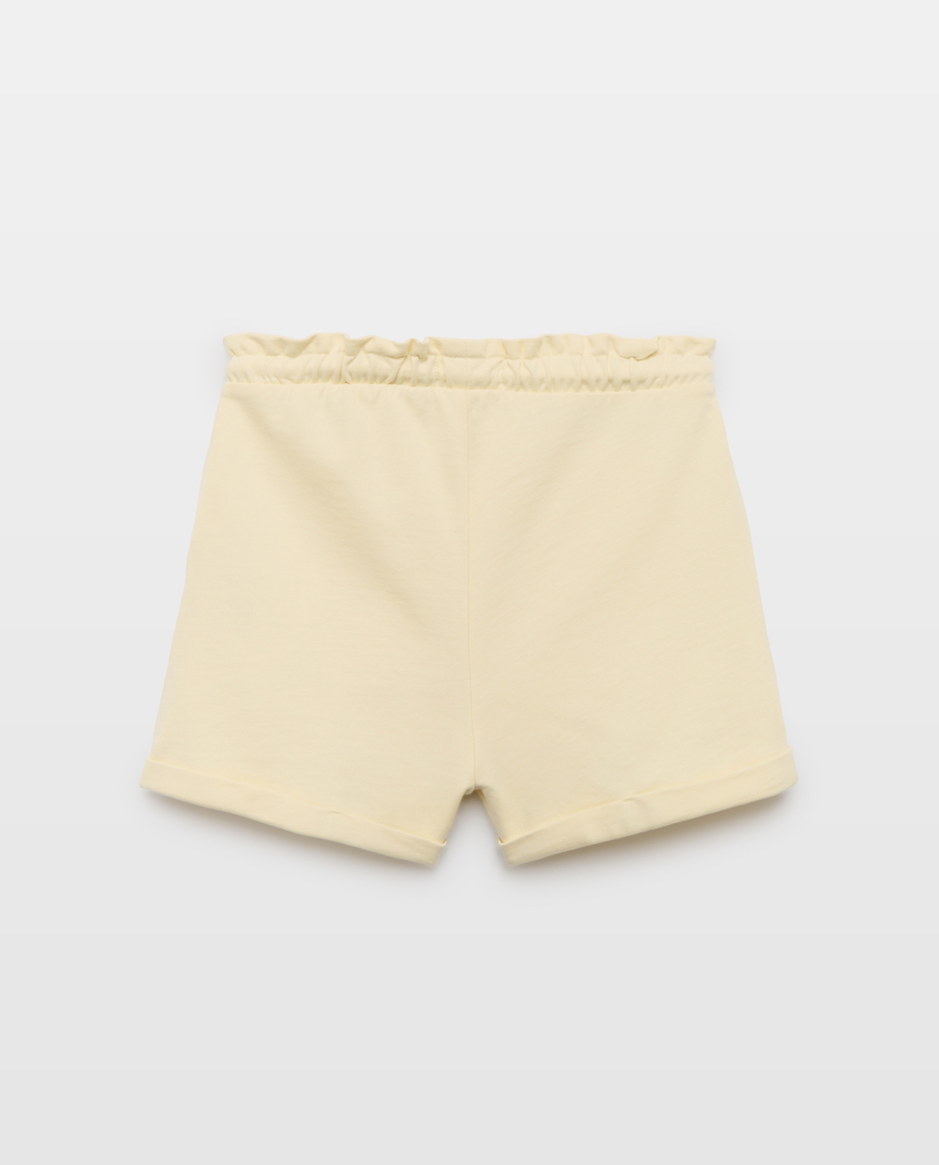 Short niña felpa cordón Amarillo-2