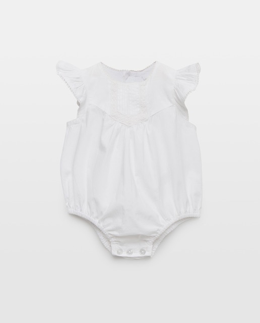 Imagen 0 de Ranita de recién nacido bautizo sin mangas