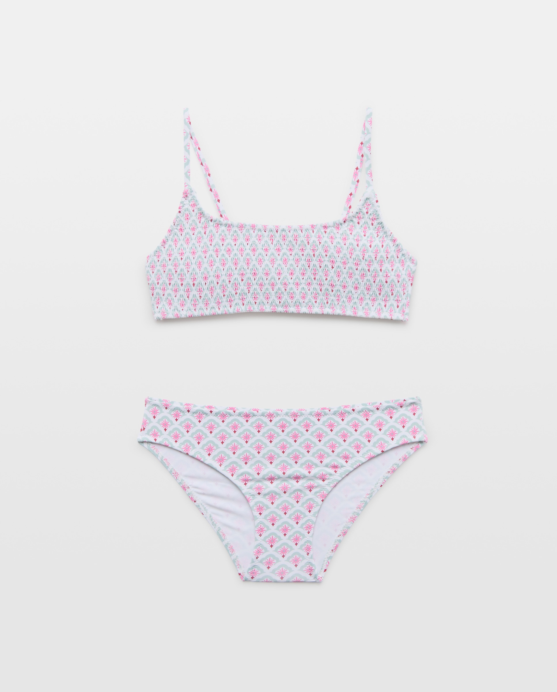 Imagen 0 de Bikini niña smock sello flores