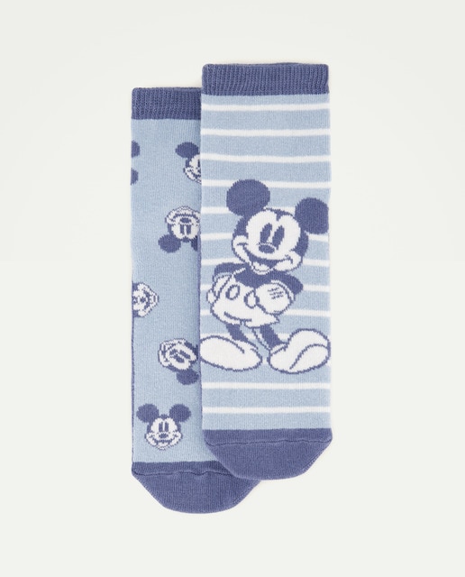 Imagem 0 de Pack de 2 Pares de Meias Antiderrapantes com Estampado Mickey