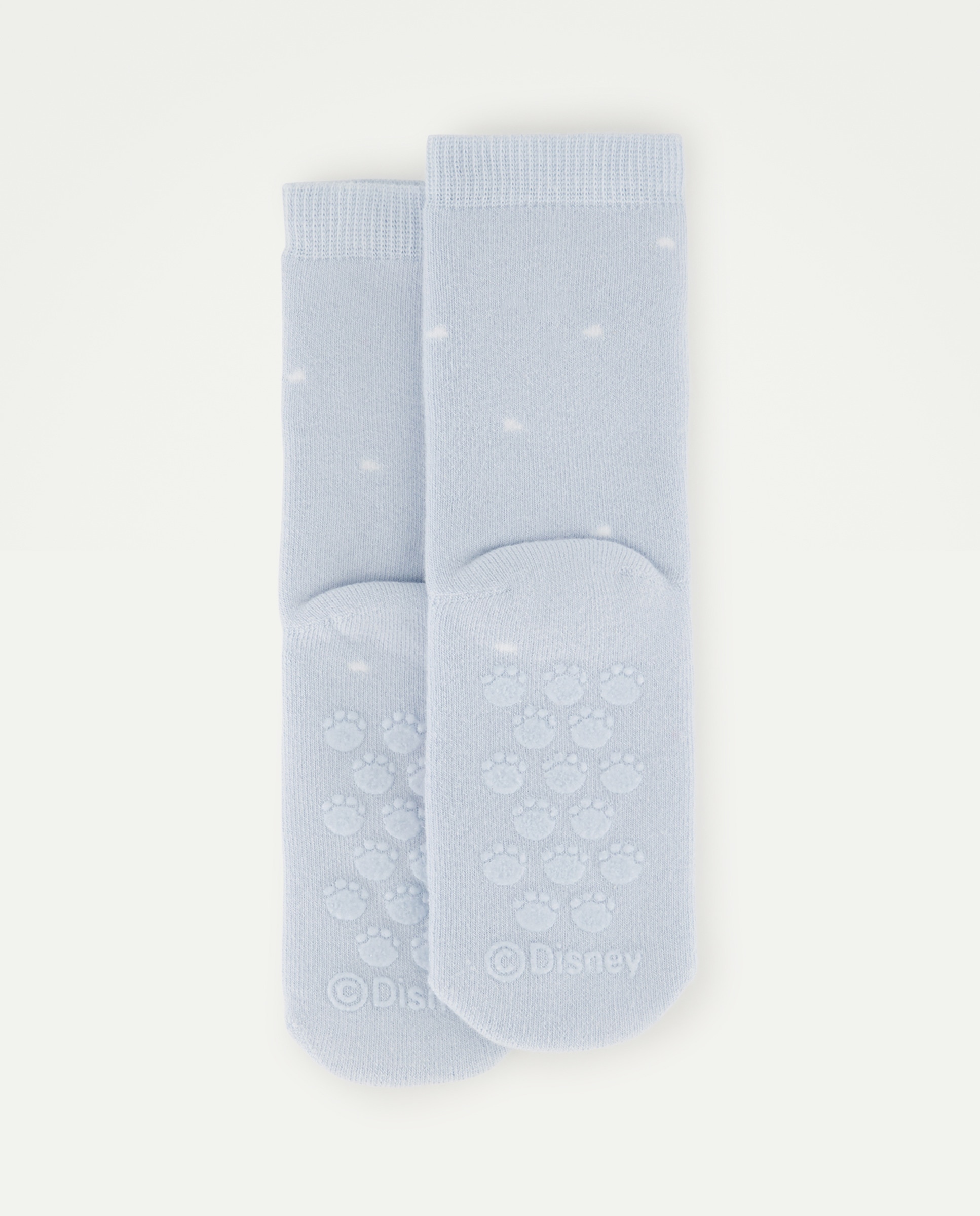 Meias Antiderrapantes de Bebé com Estampado Stitch e Corações Cotton Juice Multicolor-2