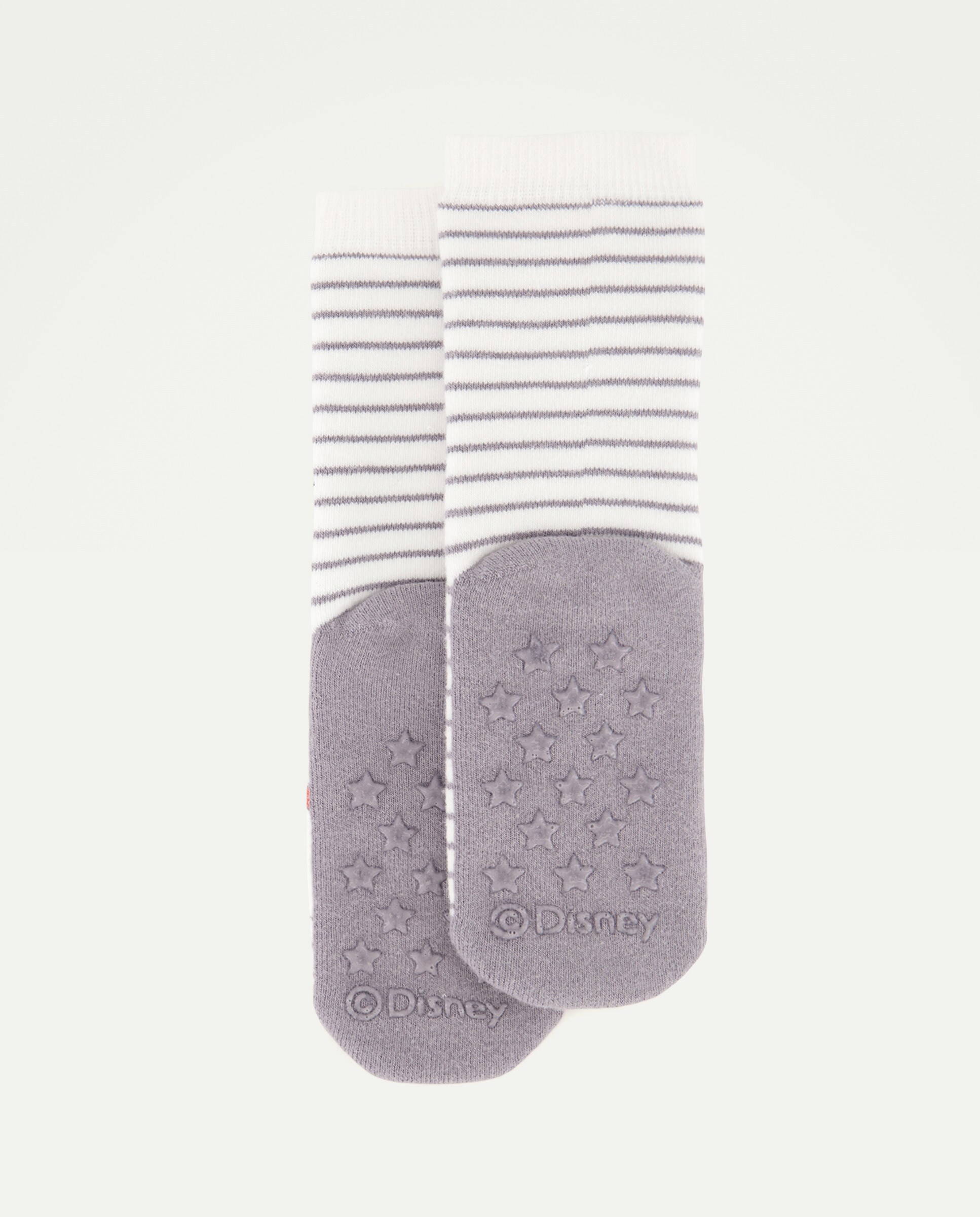 Meias Antiderrapantes de Bebé com Estampado Winnie The Pooh Branco-2