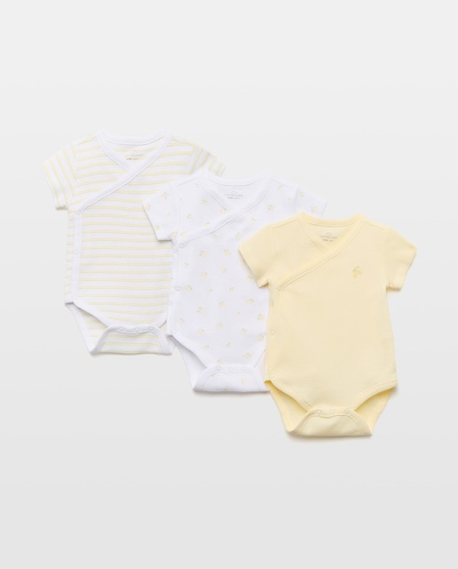 Imagem 0 de Pack de 3 Bodies de Natal de Bebé com Manga Curta e Estampado de Fantasia