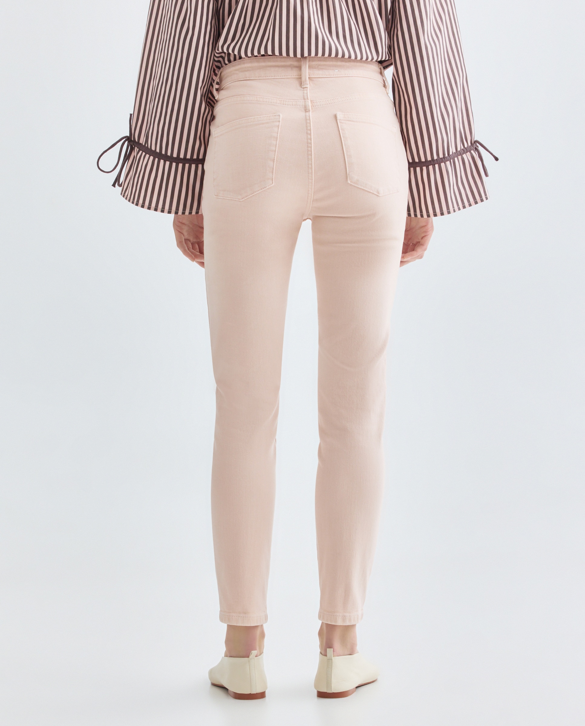 Pantalón de mujer skinny Rosa palo-3