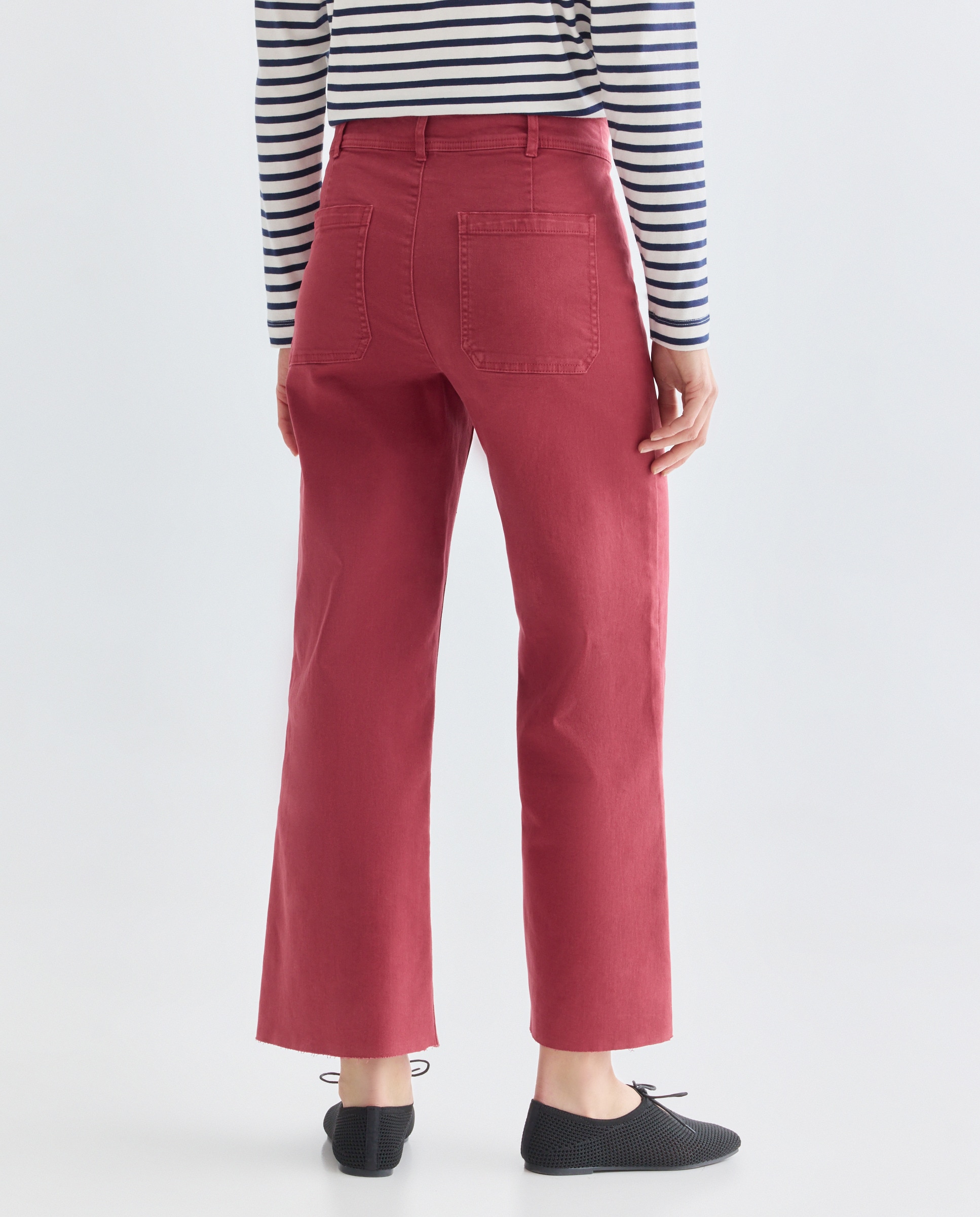 Pantalón de mujer culotte Rojo-3