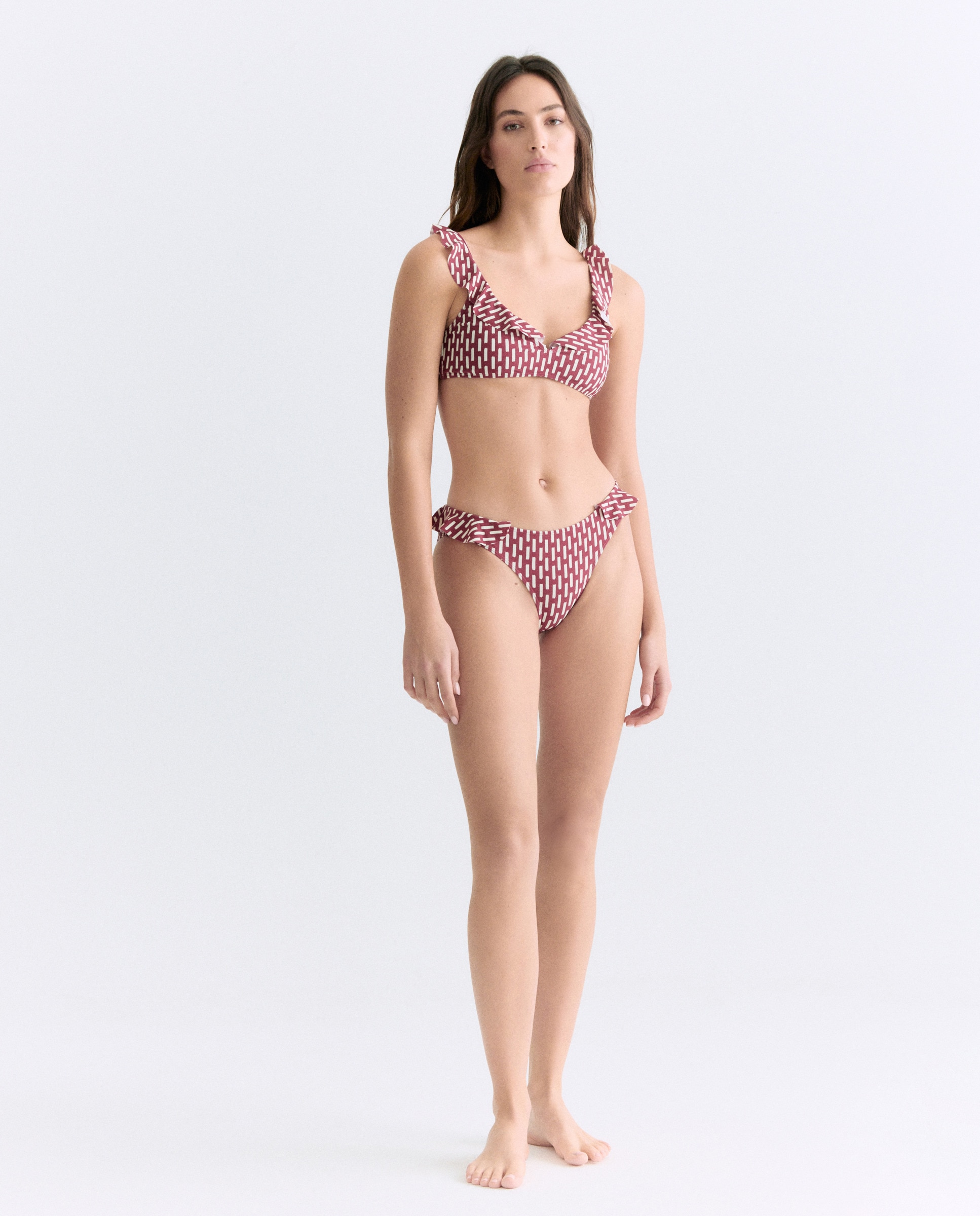Imagen 0 de Bikini mujer escote volante