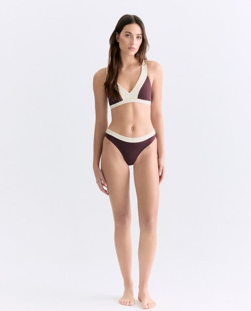 Imagen 0 de Bikini mujer escote contraste