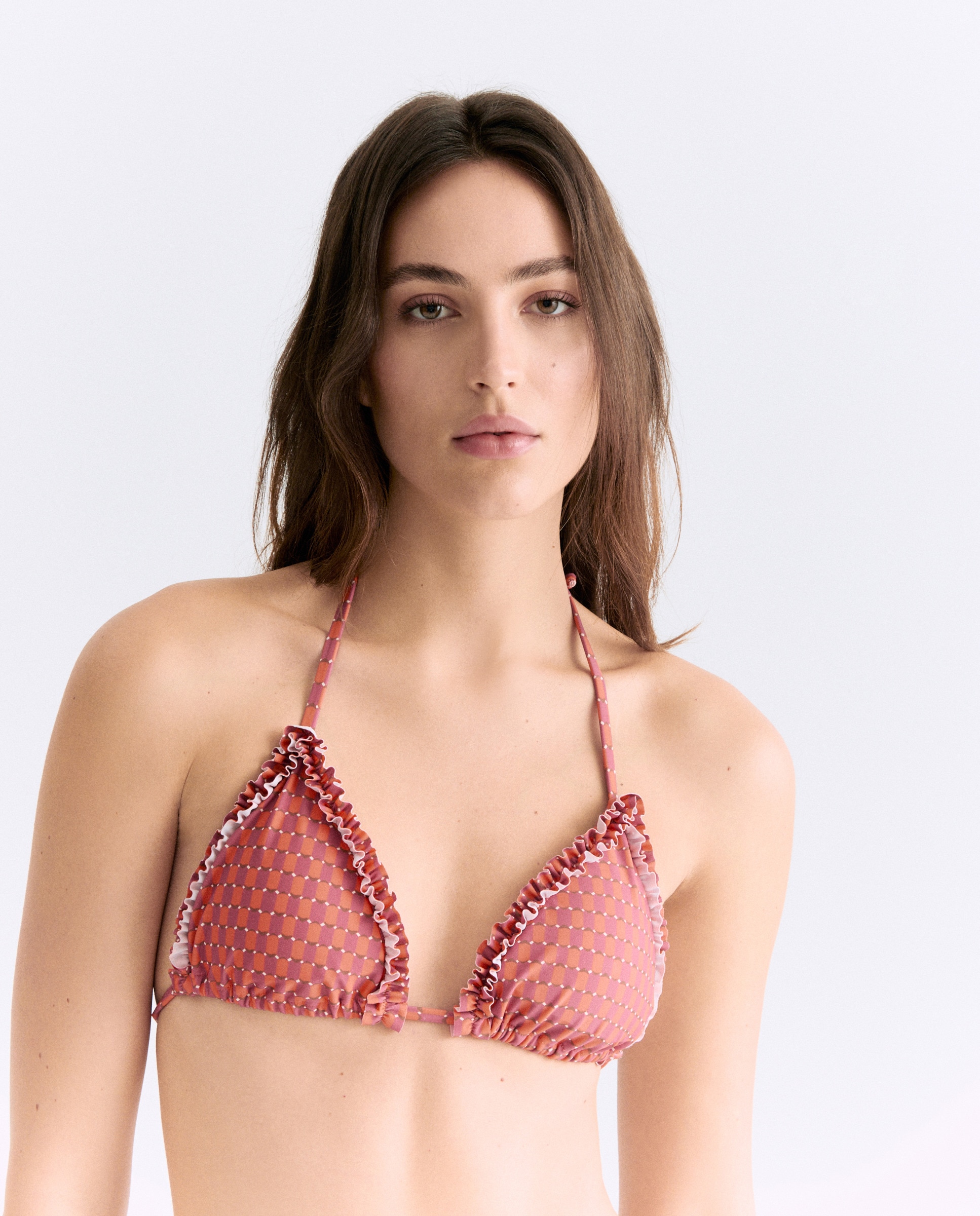 Imagen 0 de Top de baño triangulo minivolante