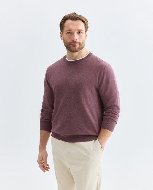 Imagen 0 de Jersey de hombre de cuello redondo liso tallas grandes