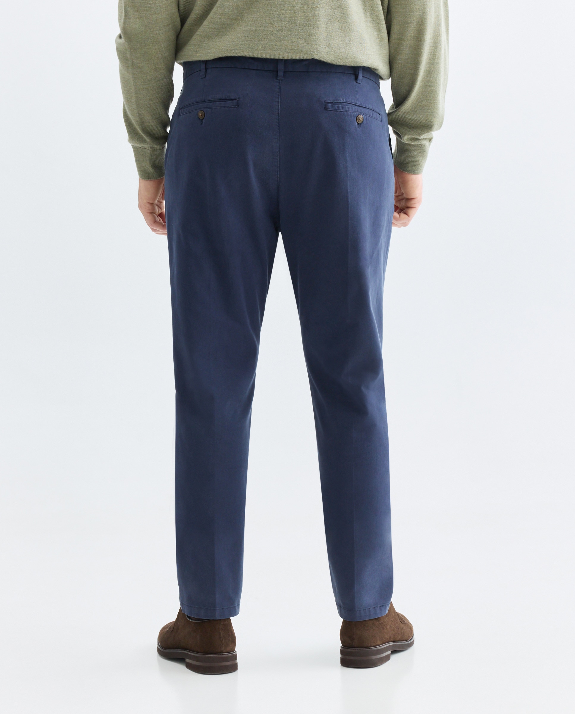 Calças Desportivas Slim Fit Azul-marinho-3