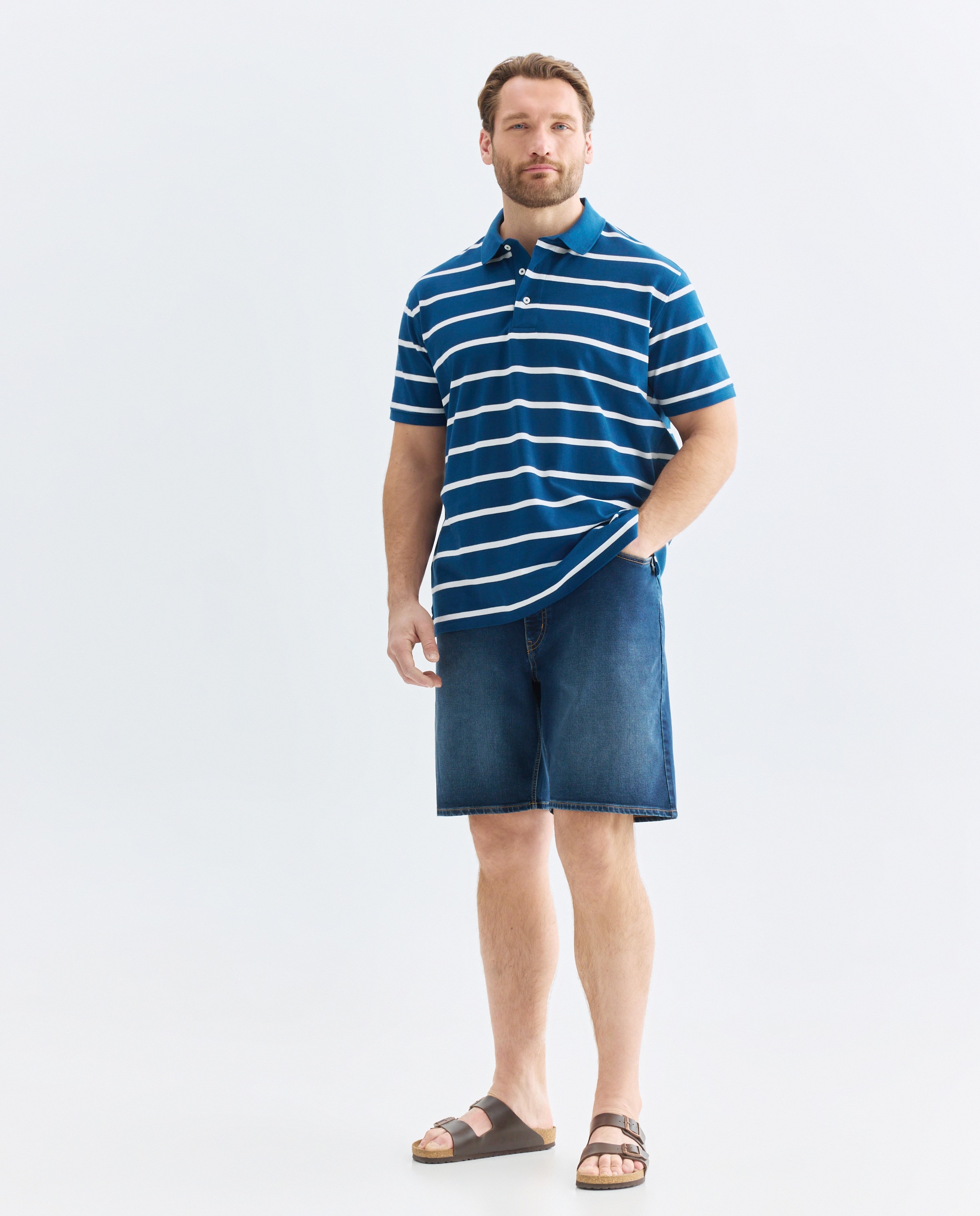 Imagem 0 de Bermudas Desportivas de Ganga Straight Tamanhos Grandes