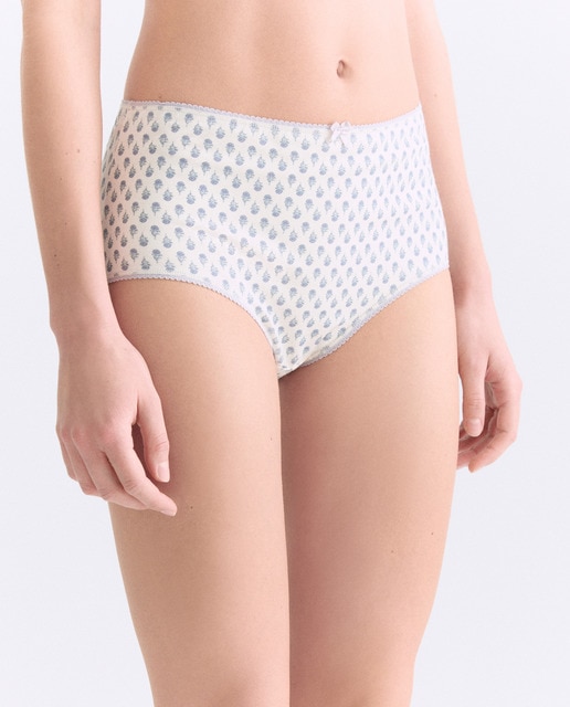 Imagen 0 de Pack 5 bragas altas de mujer algodón estampadas