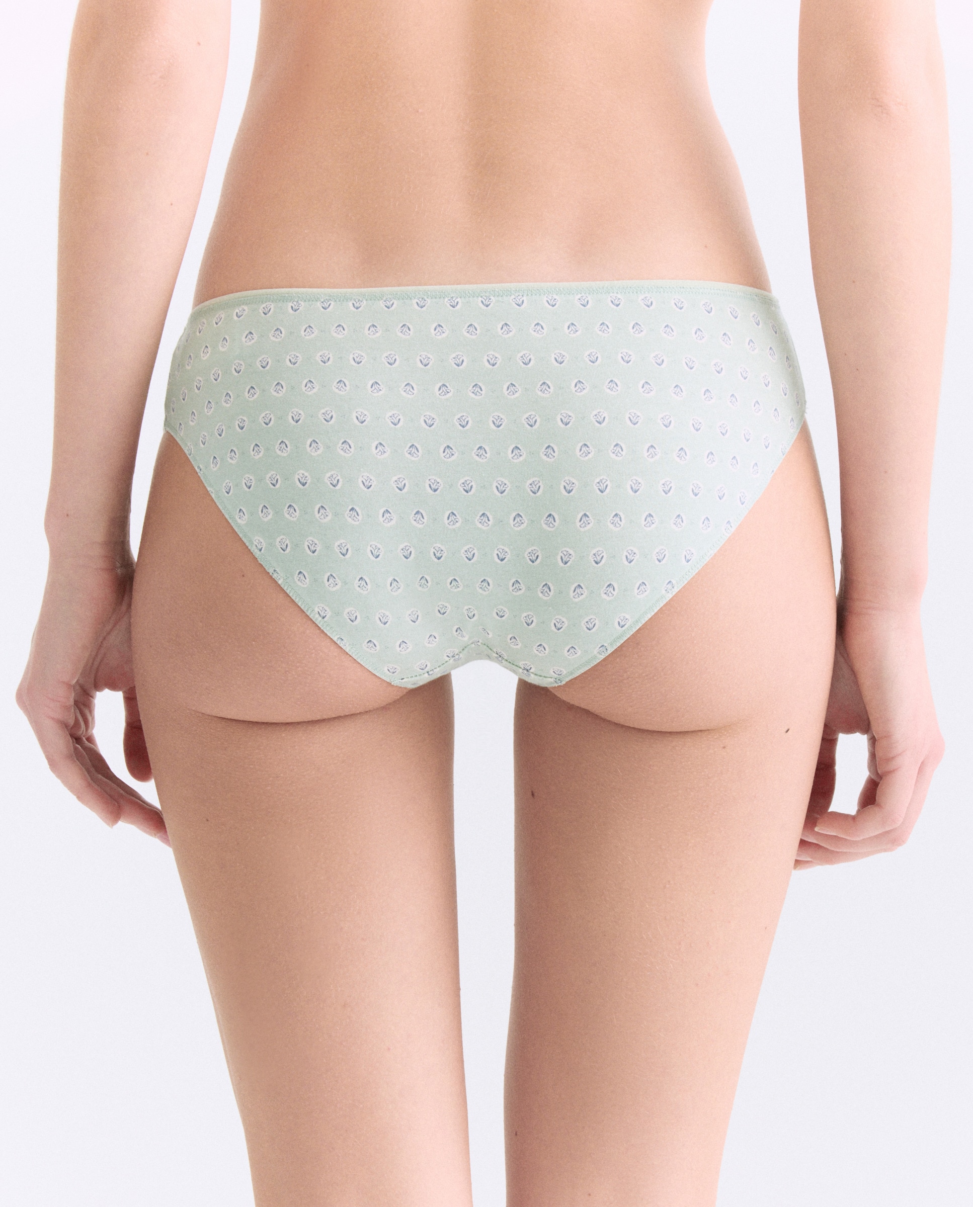 Pack 5 bragas de mujer algodón estampadas 200 Rosa-2
