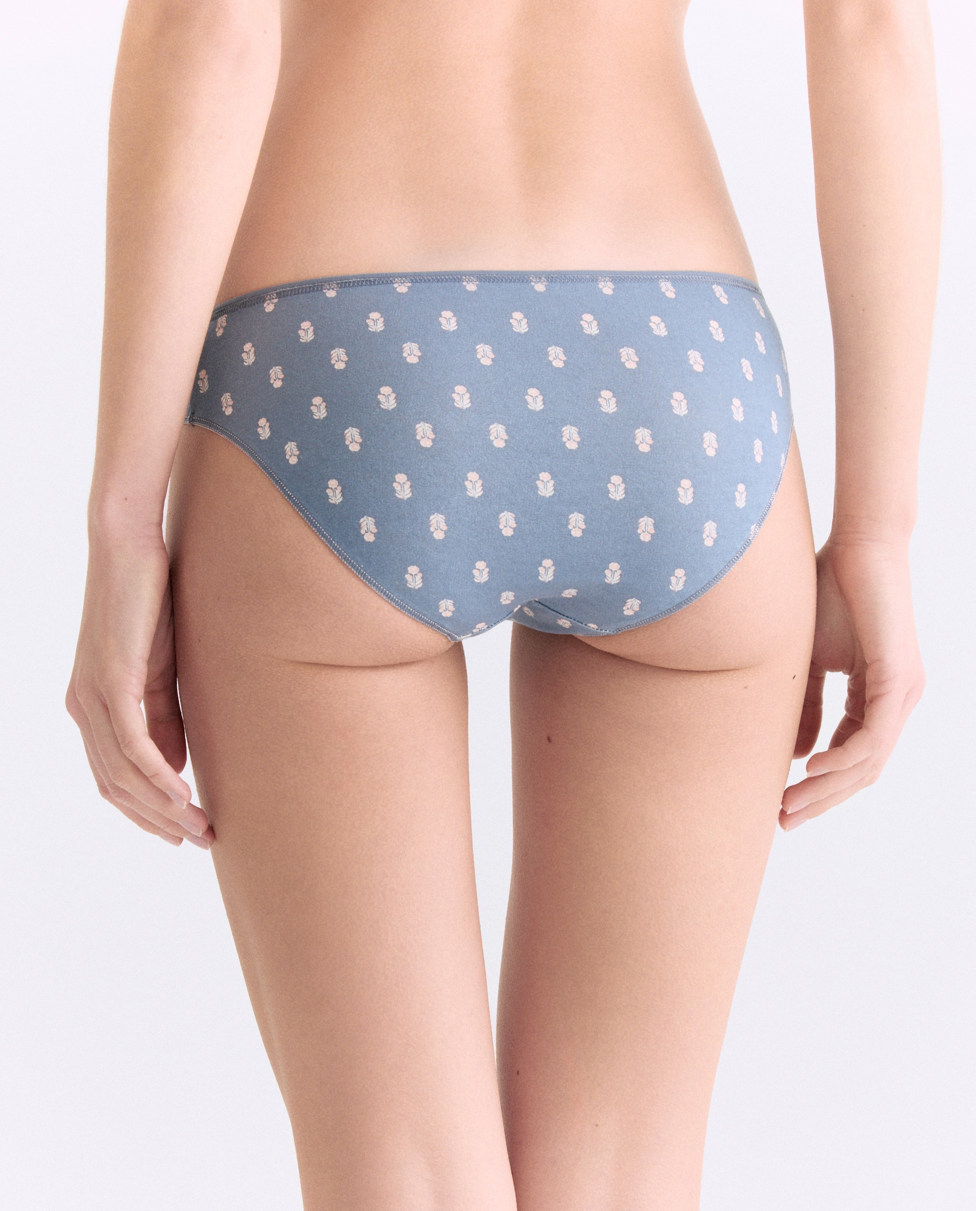 Pack 5 bragas de mujer algodón estampadas 260 Salmón-2