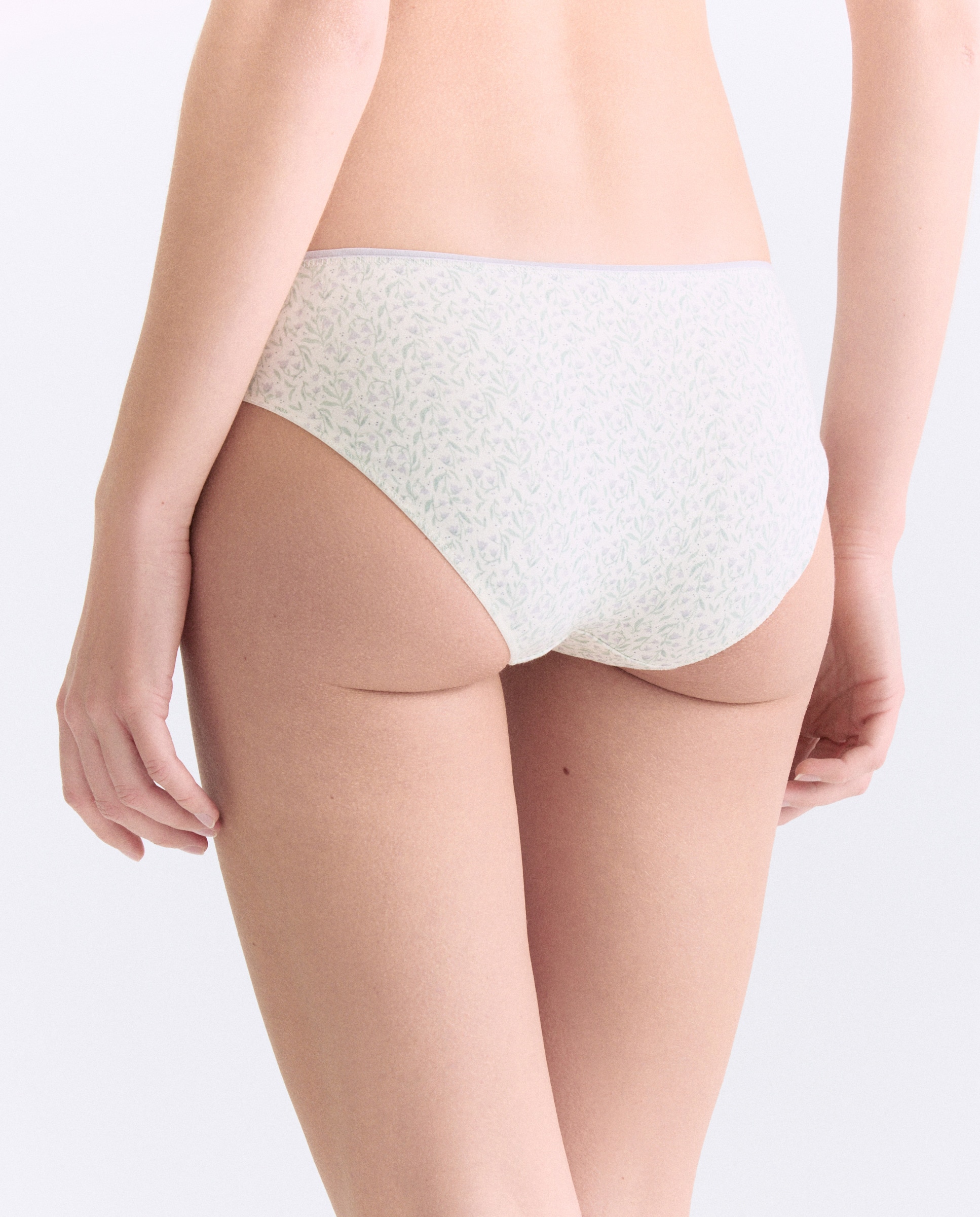 Pack 5 bragas de mujer algodón estampadas 284 Lila-2