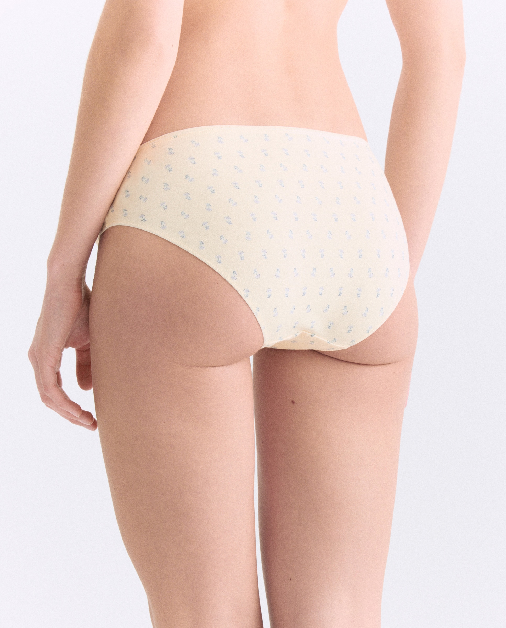 Pack 5 bragas de mujer algodón estampadas Pistacho-2
