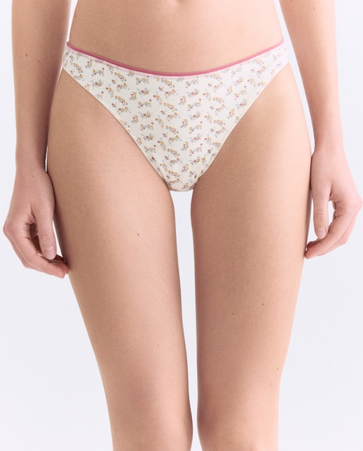 Imagen 0 de Pack 5 tangas de mujer algodón estampdos