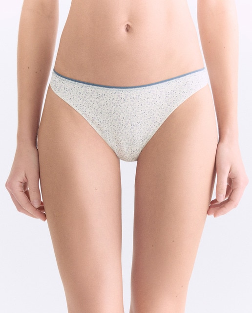 Imagen 0 de Pack 5 tangas de mujer algodón estampdos