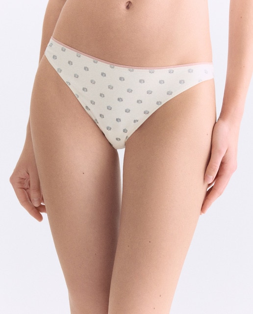 Imagen 0 de Pack 5 tangas de mujer algodón estampdos