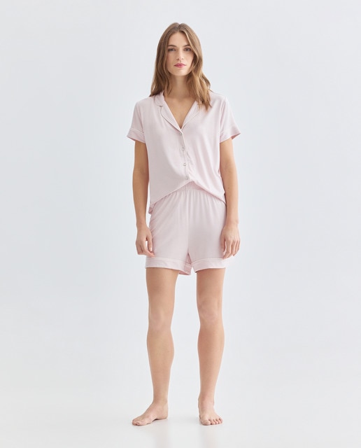 Imagen 0 de Pijama mujer corto con solapa