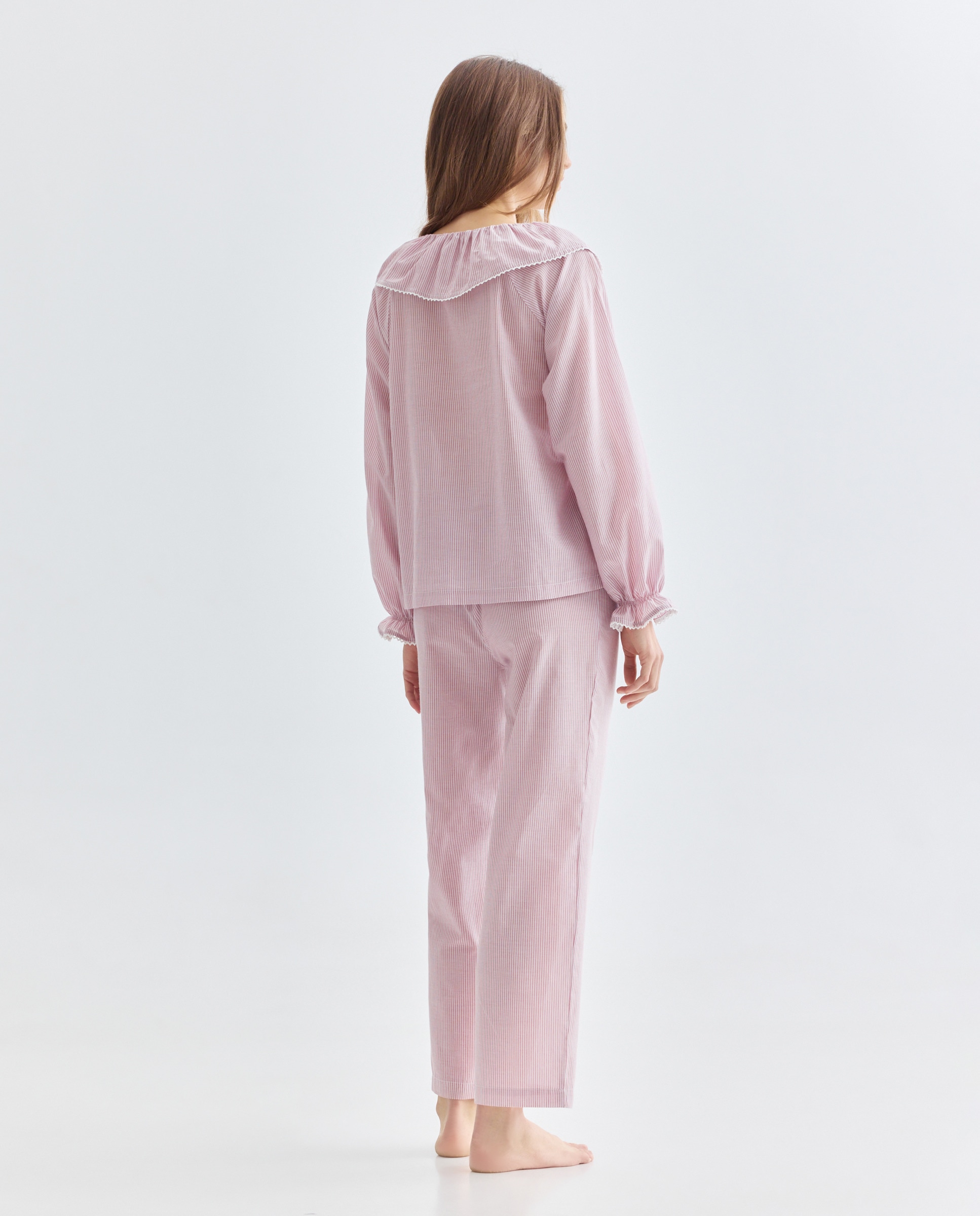 Pijama mujer algodón estampado dos piezas 284 Lila-2