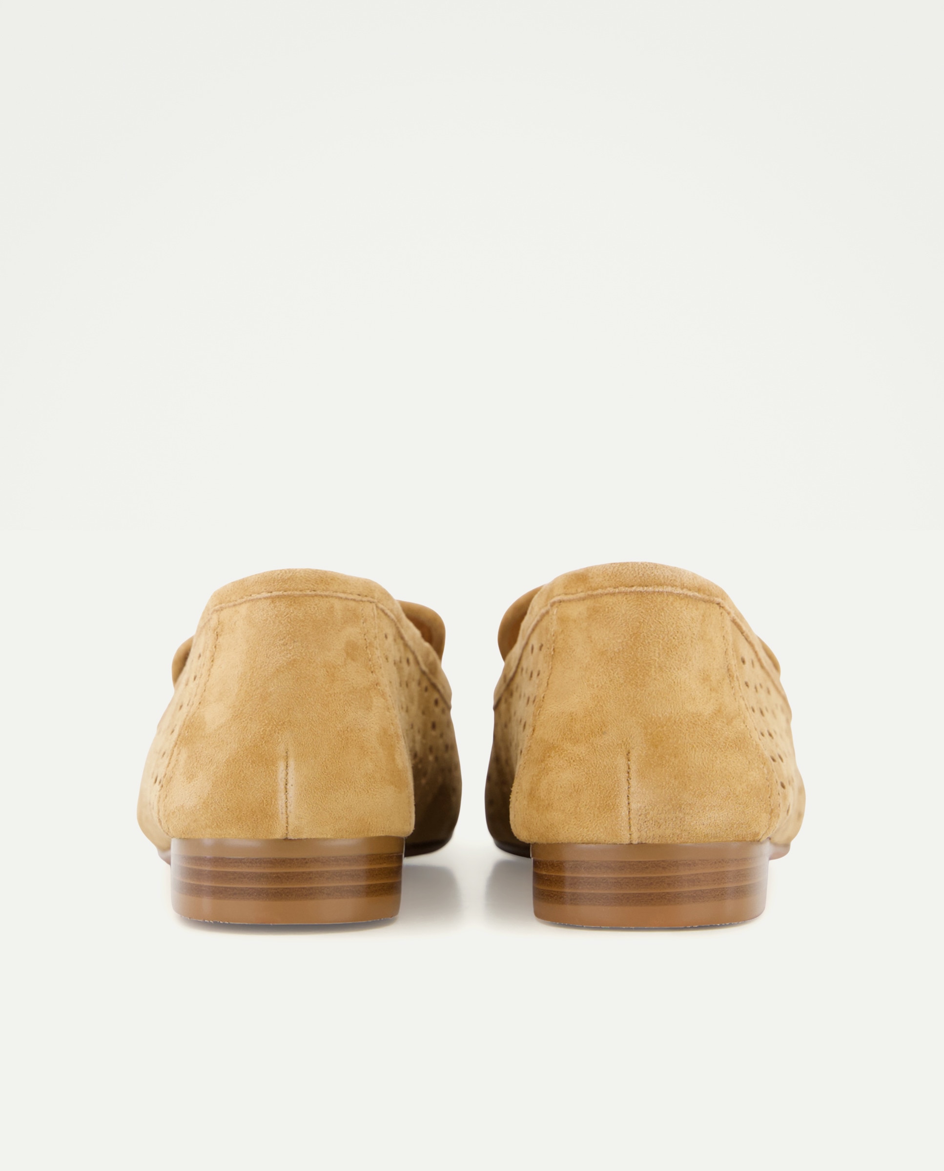 Sapatos Rasos com Perfurados 730 Camel-3