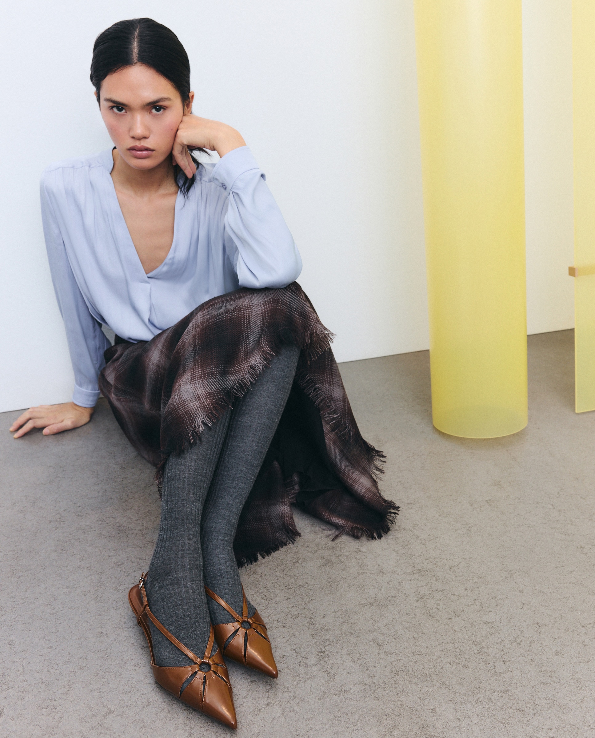 Sapatos de Salto 560 Azeitona-6