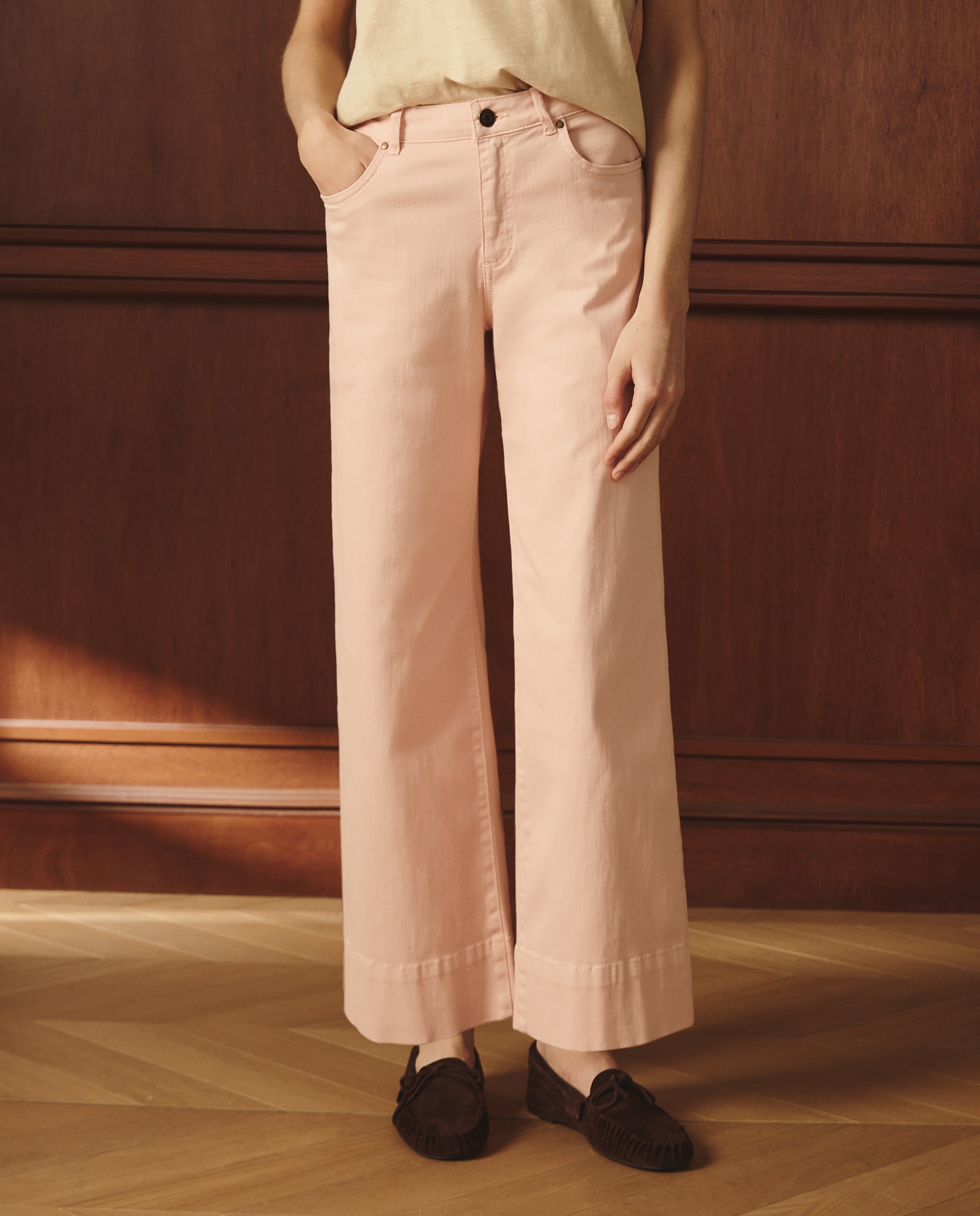 Jeans Cropped 230 Rosa Escuro-2