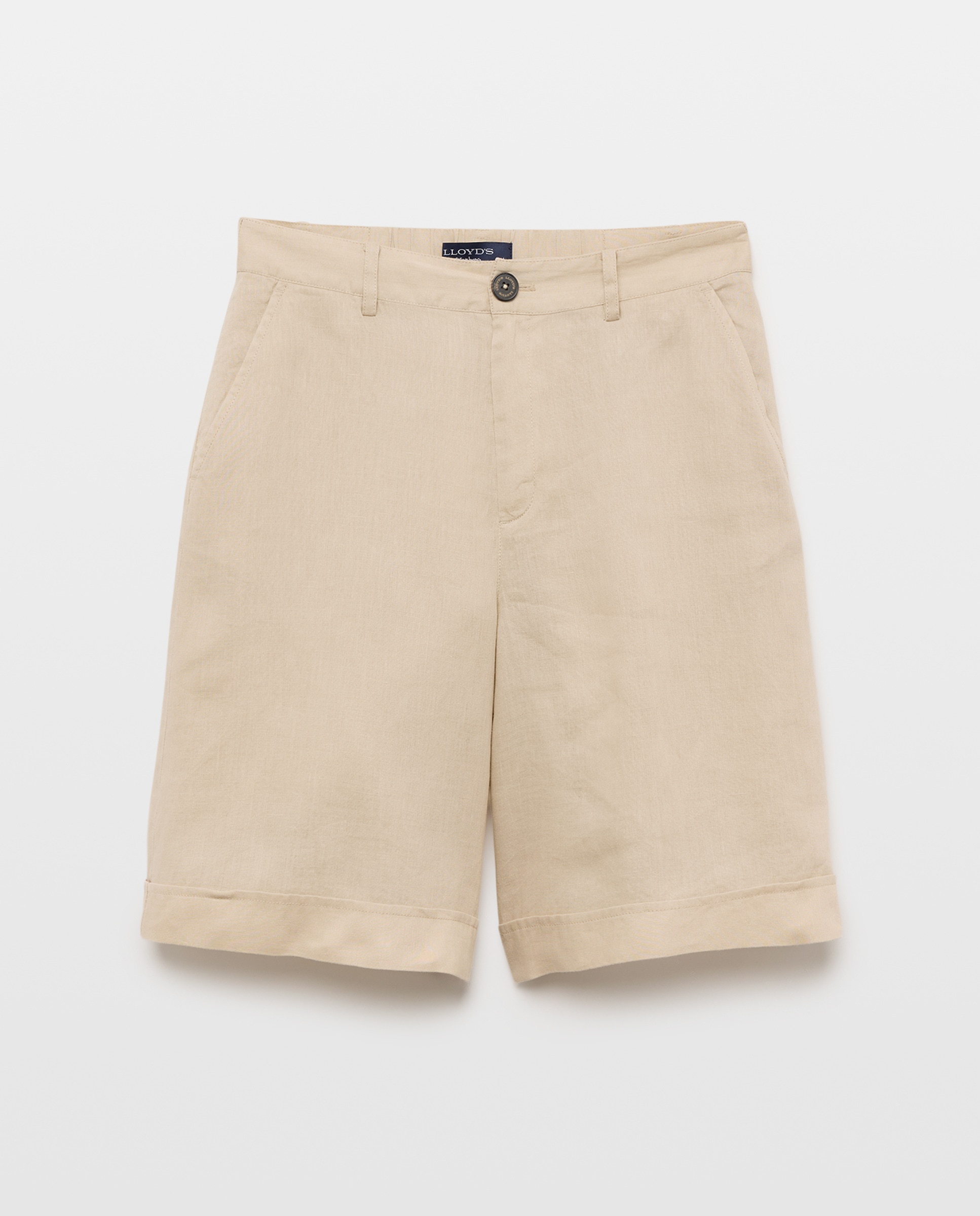 Bermudas de Linho 120 Cru-4