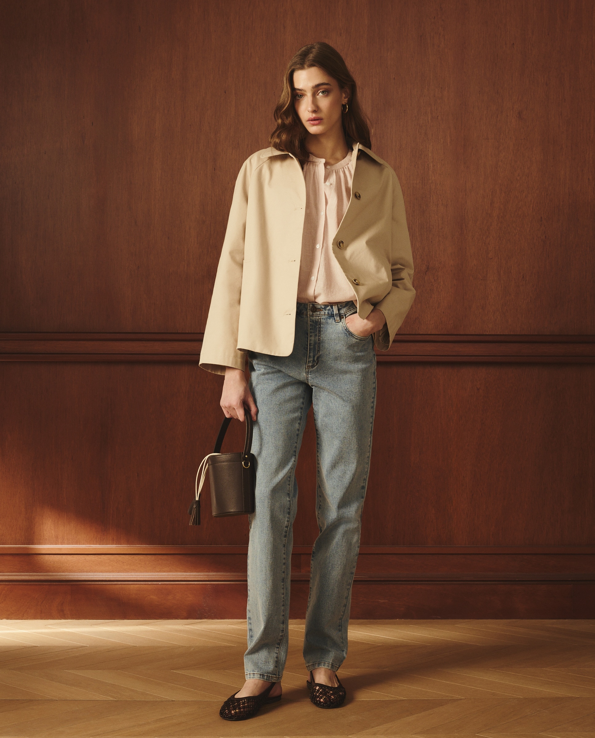 Imagem 0 de Jeans Semi Skinny com Fita Tricolor